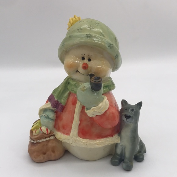 Vintage Regency Fine Arts Collectible Snowman Sculptures & Figurines 4.50” Tall - Picture 2 of 7